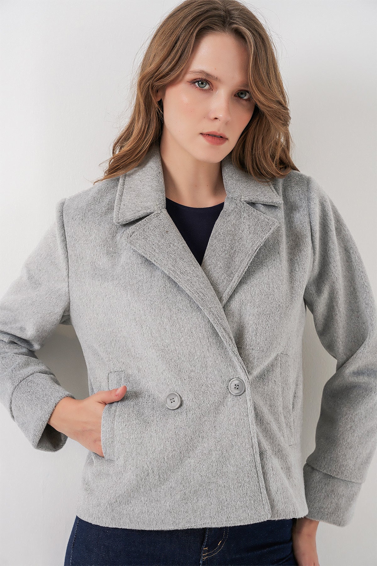 Grey Women Jacket