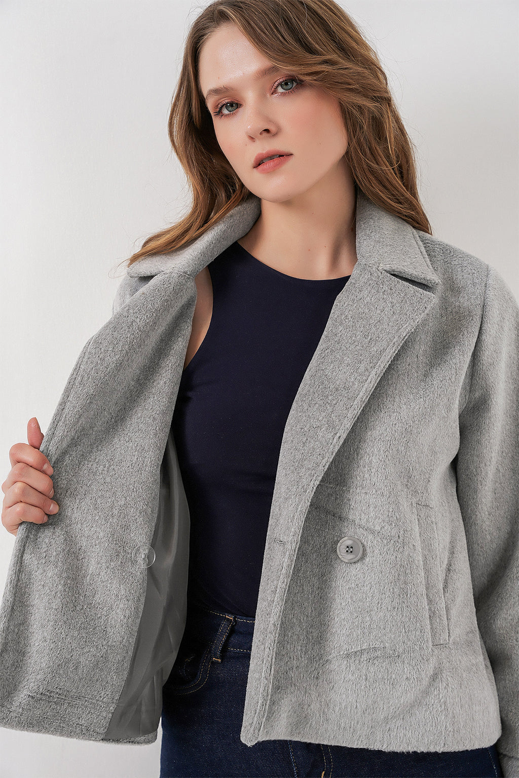 Grey Women Jacket