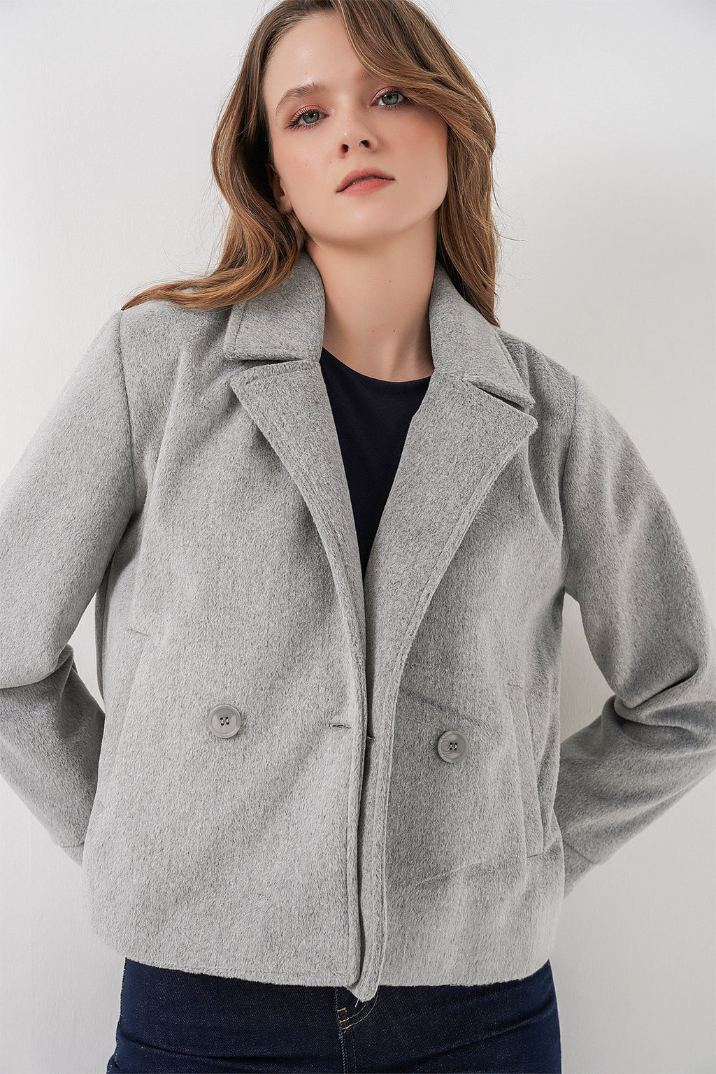 Grey Women Jacket
