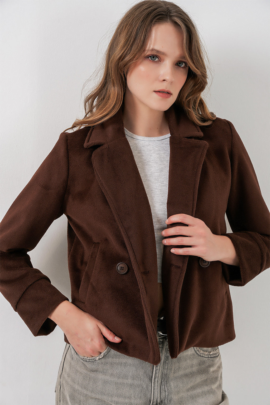 Brown Women Jacket