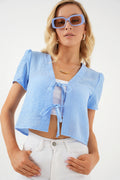 Blue Women Blouse