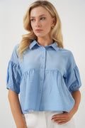 Blue Women Shirt