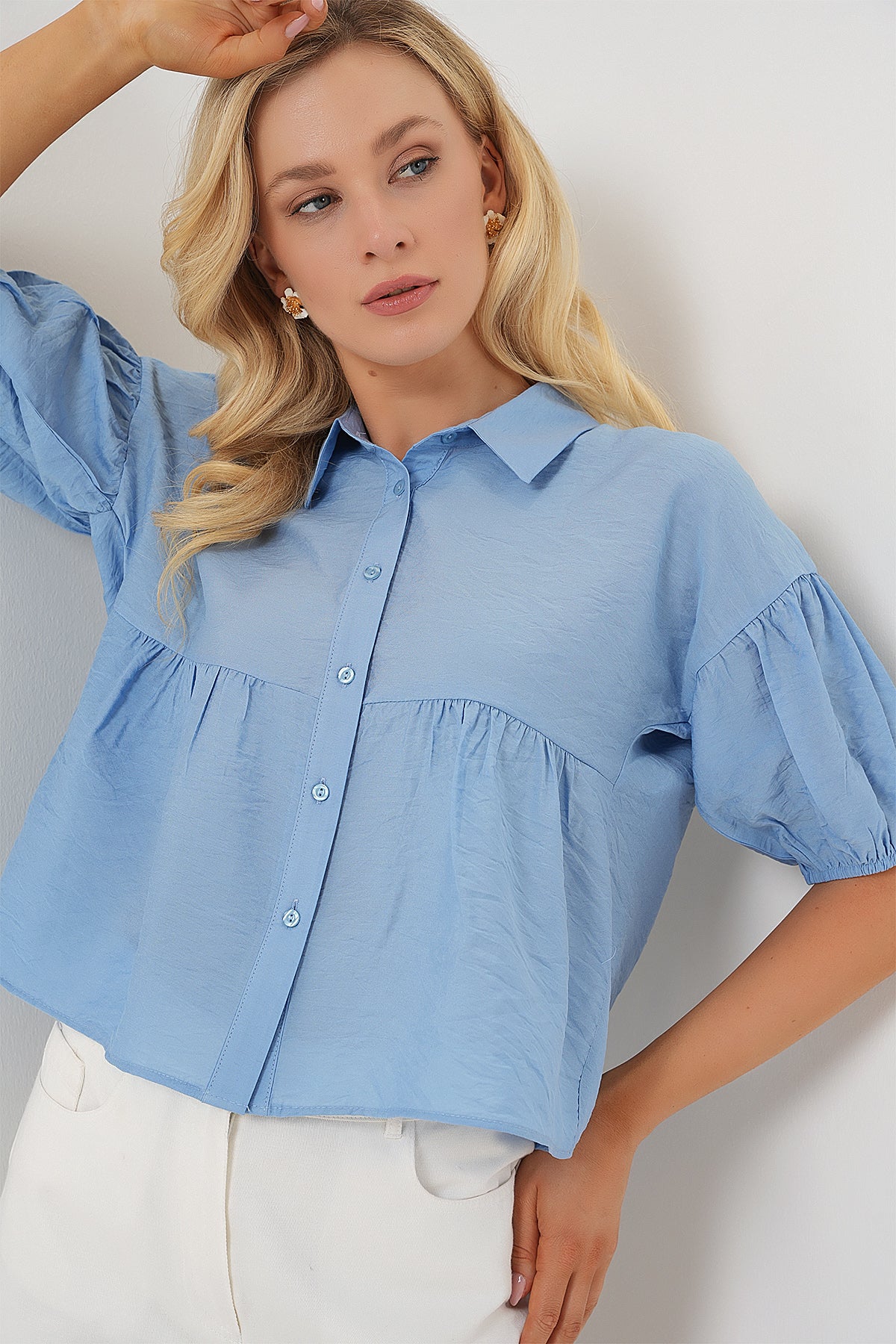 Blue Women Shirt