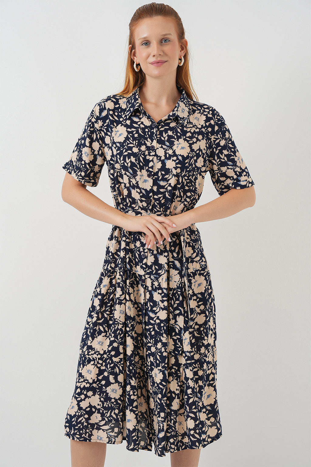 Navy Blue Women Dress