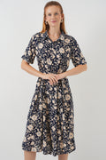 Navy Blue Women Dress
