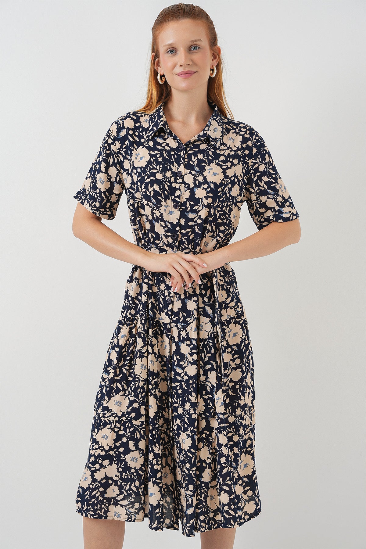Navy Blue Women Dress