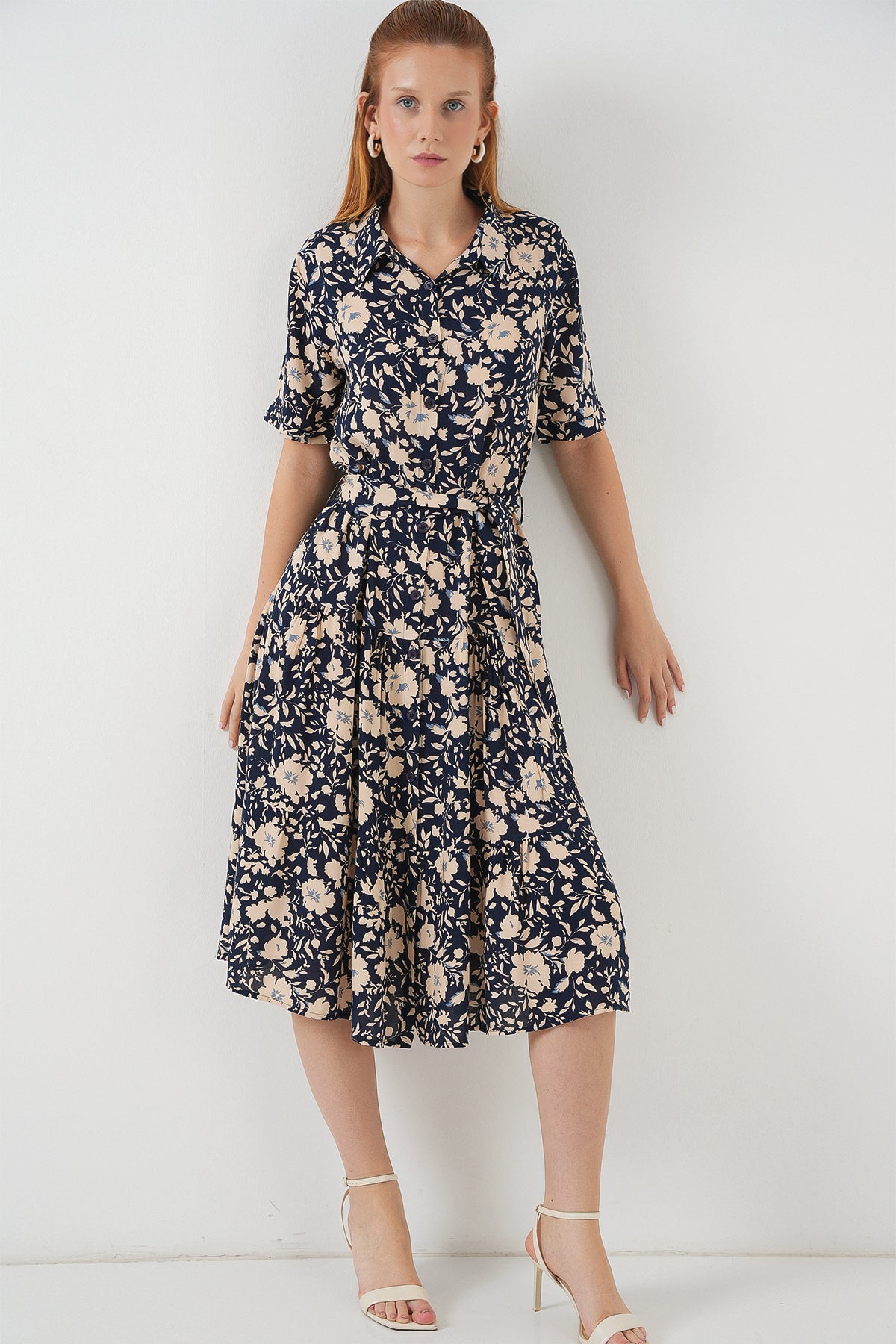 Navy Blue Women Dress