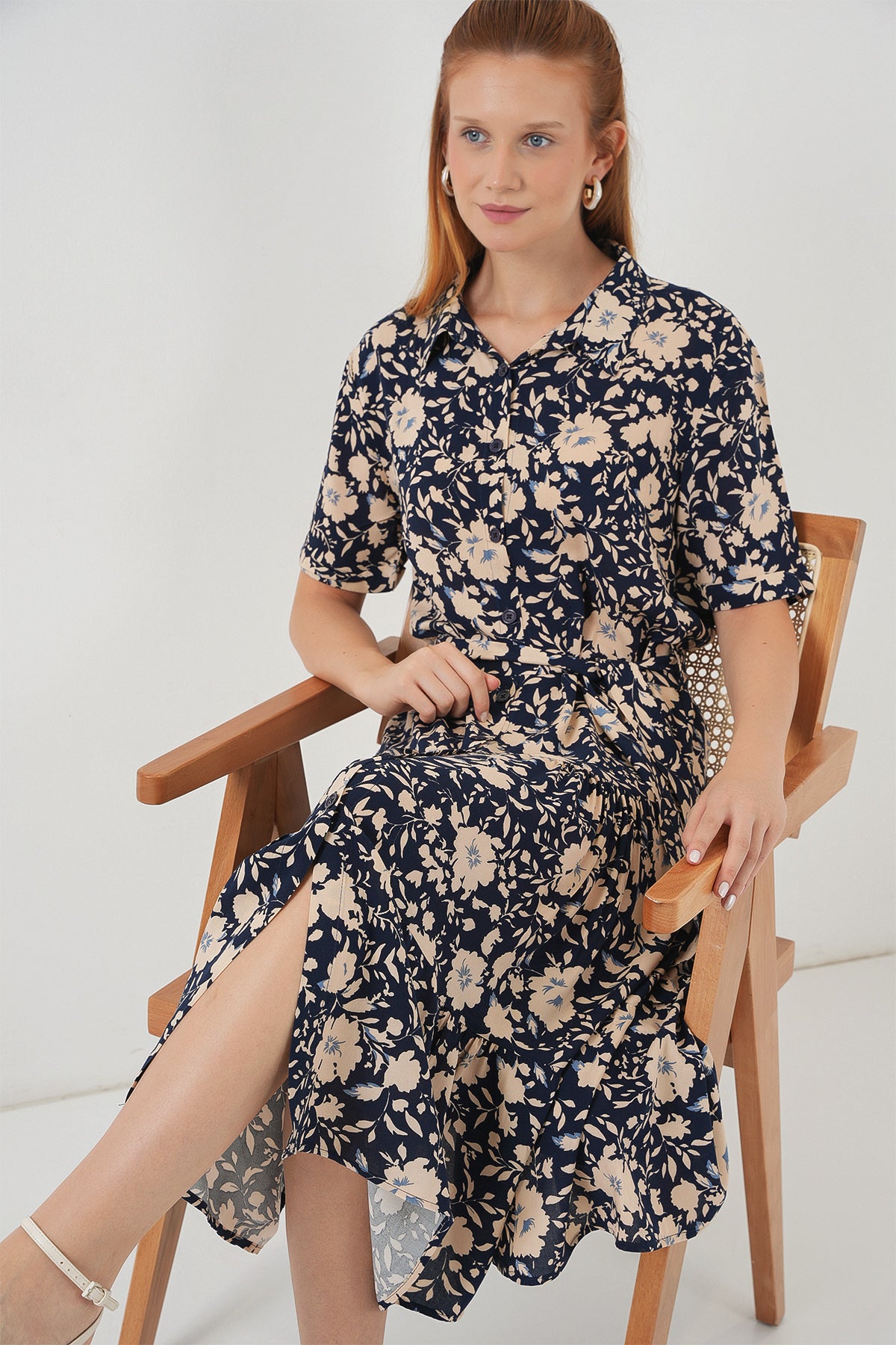 Navy Blue Women Dress