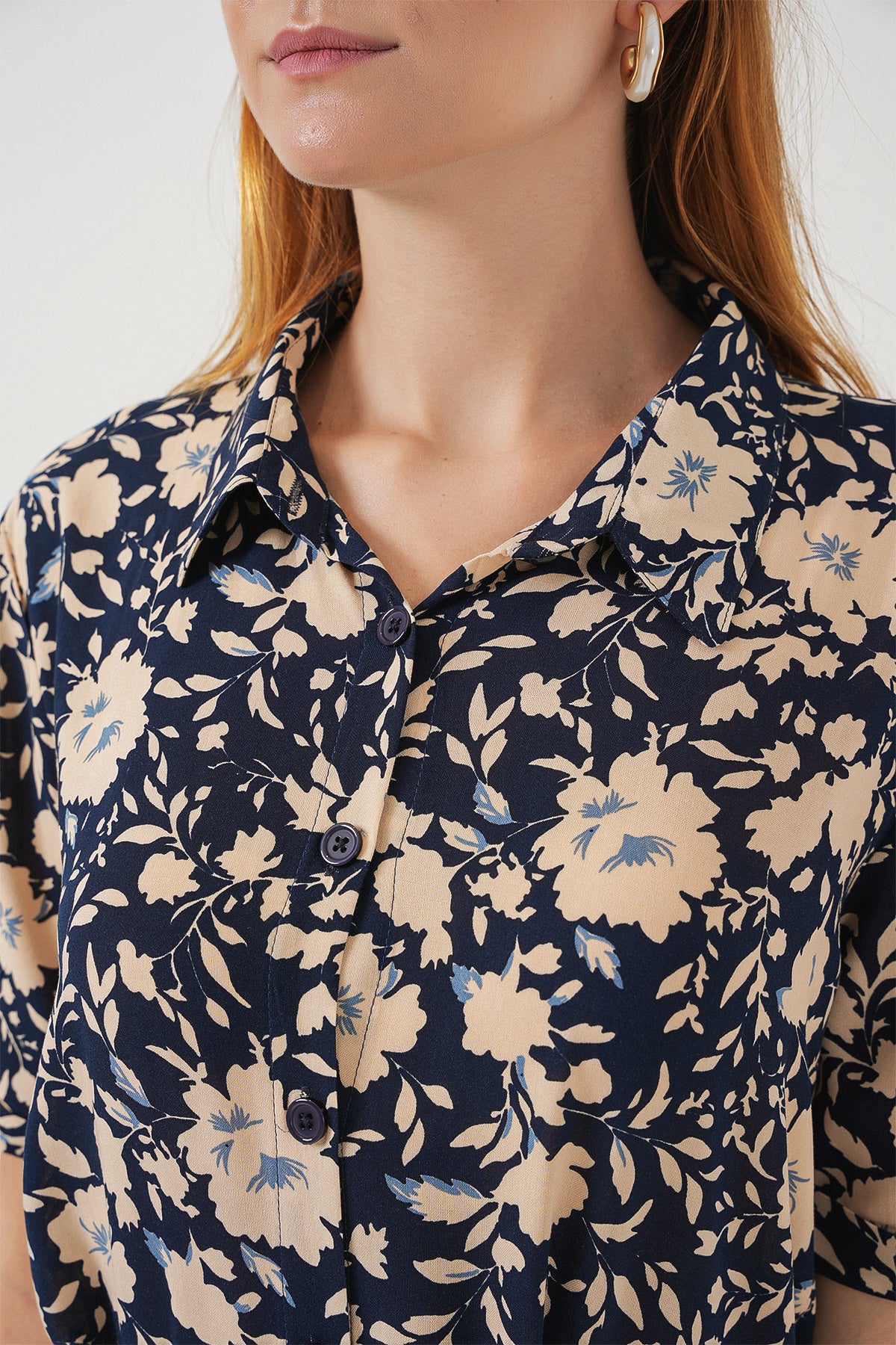 Navy Blue Women Dress
