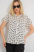 Cream Women Shirt