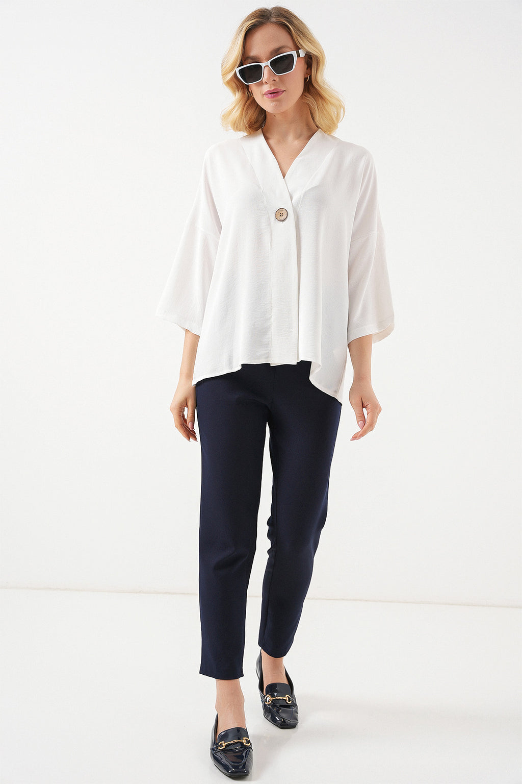 White Women Kimono