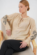 Beige Women Blouse