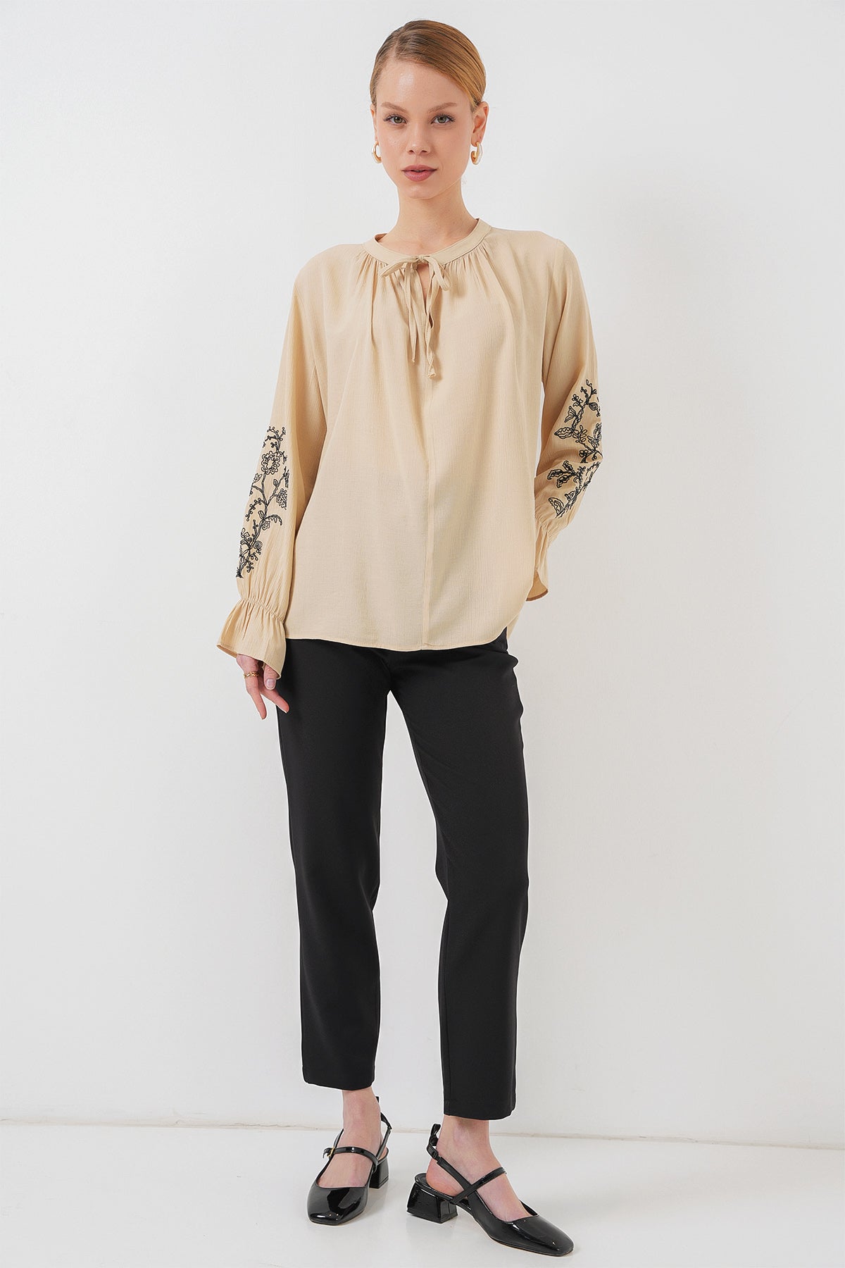 Beige Women Blouse