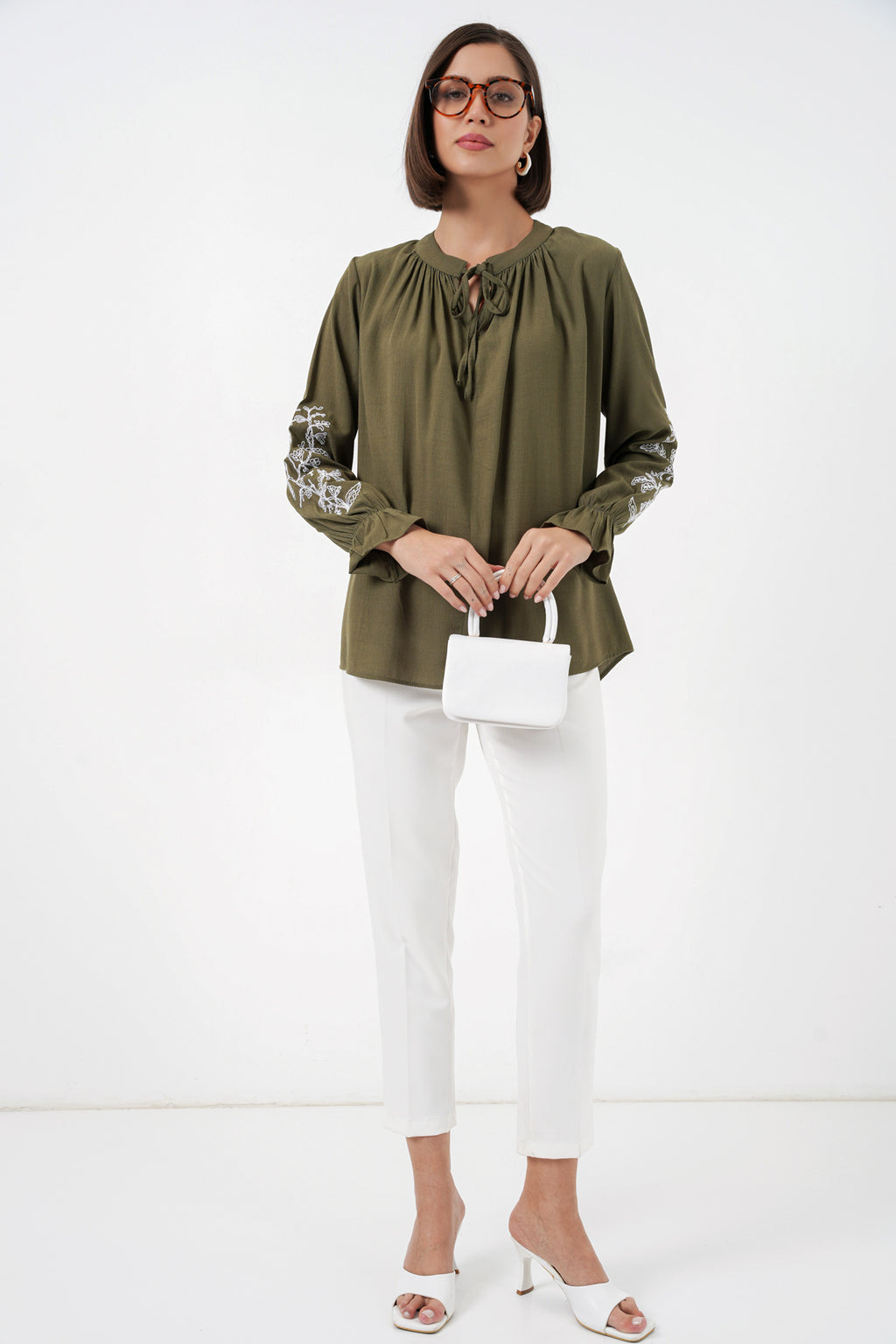 Khaki Women Blouse
