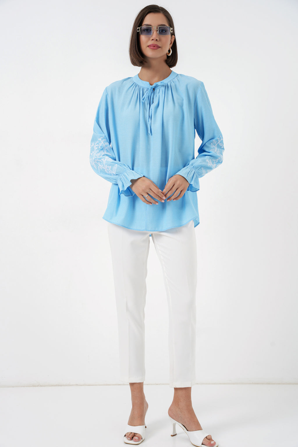 Blue Women Blouse