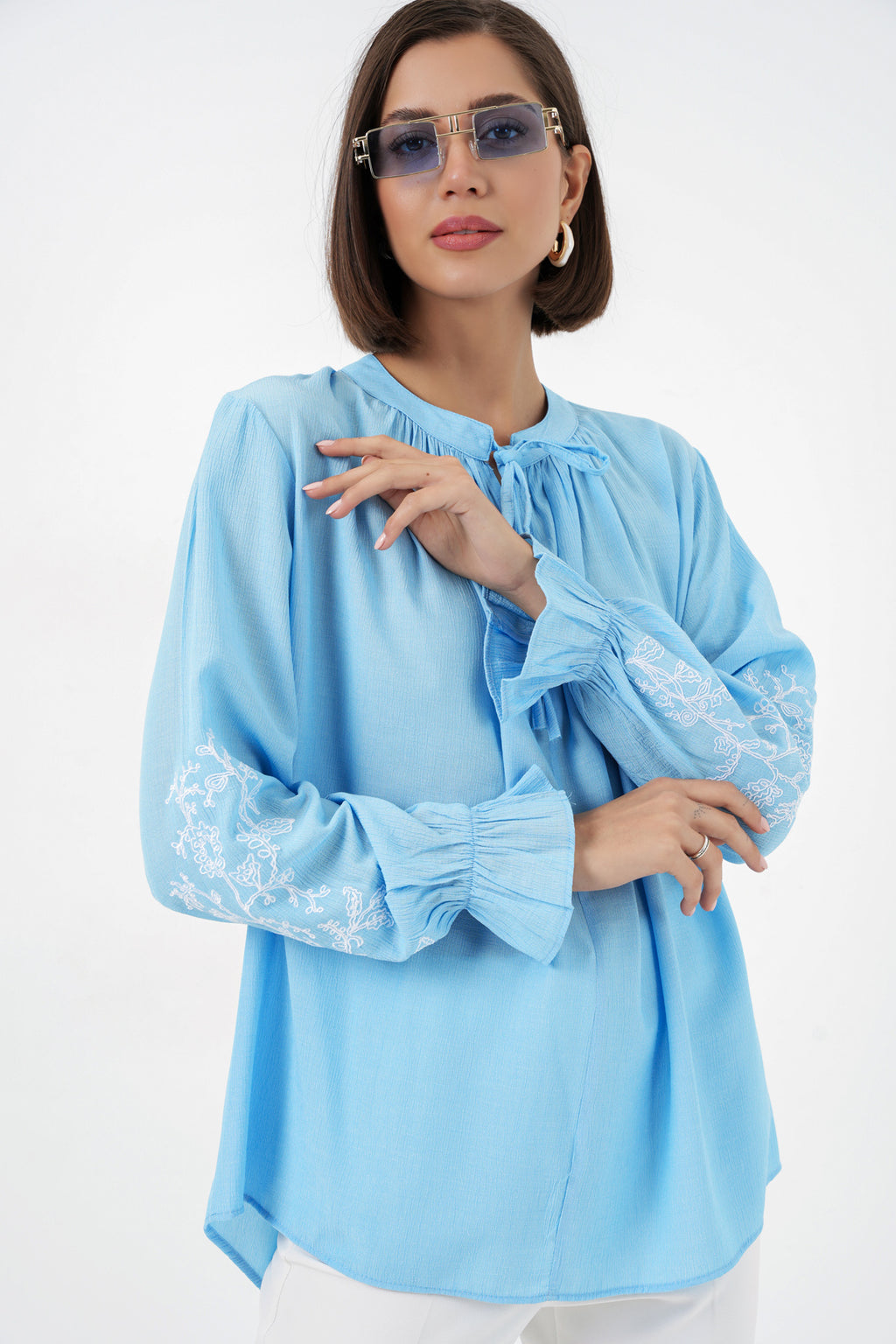 Blue Women Blouse
