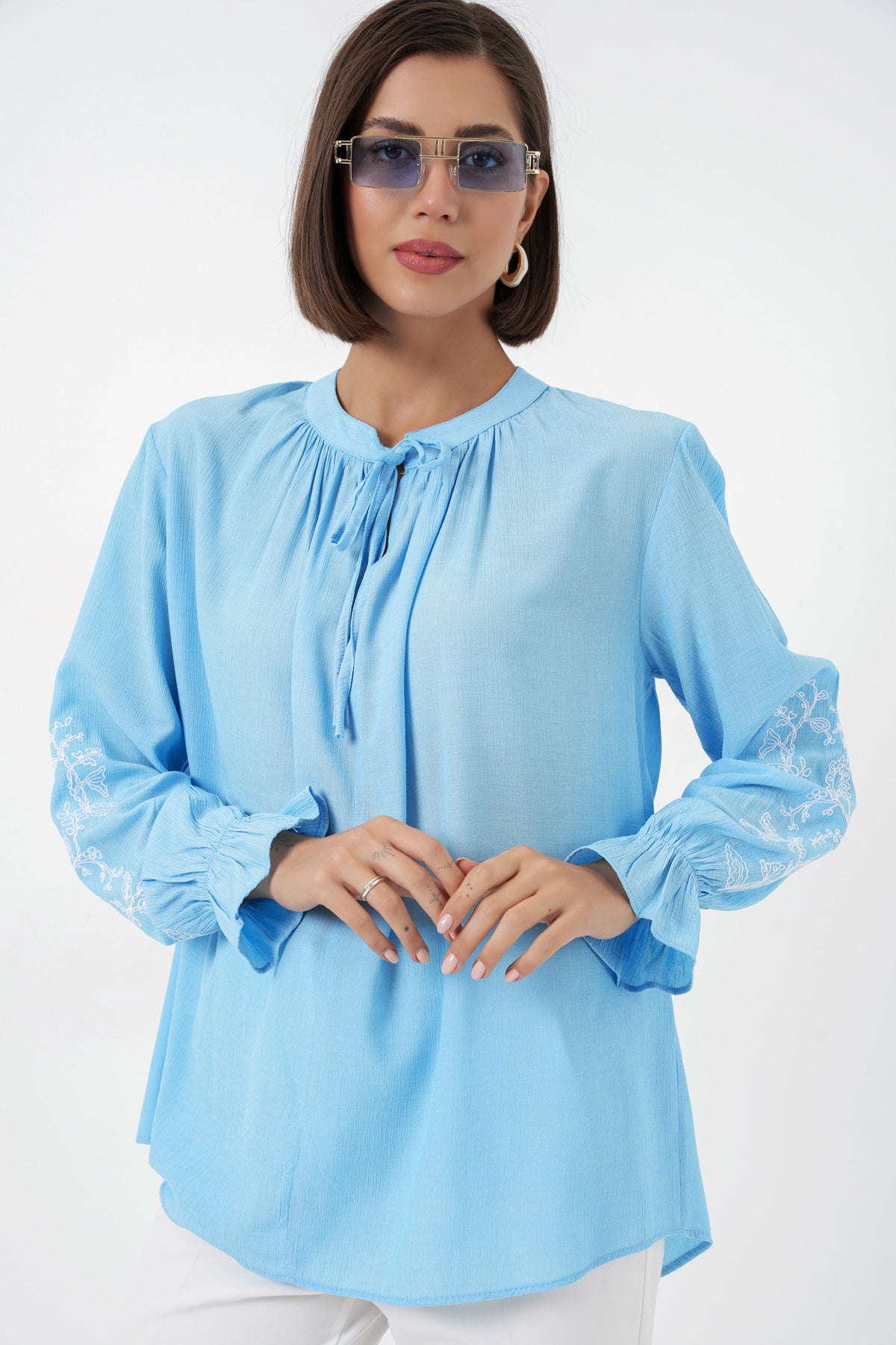 Blue Women Blouse