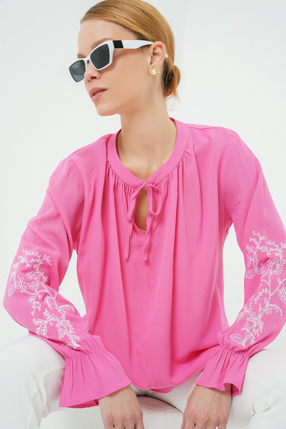 Pink Women Blouse