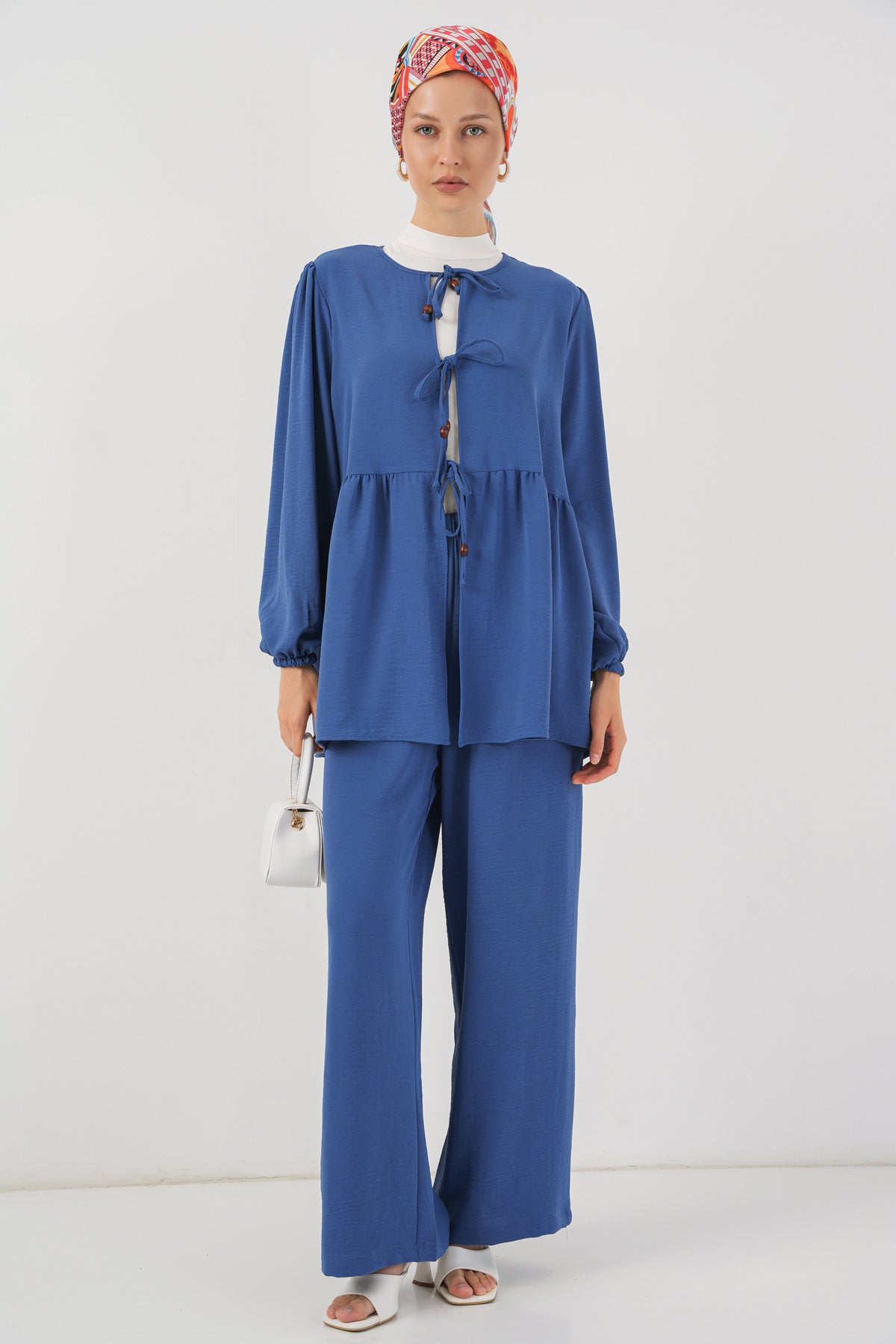 Indigo Women Top and Bottom Set