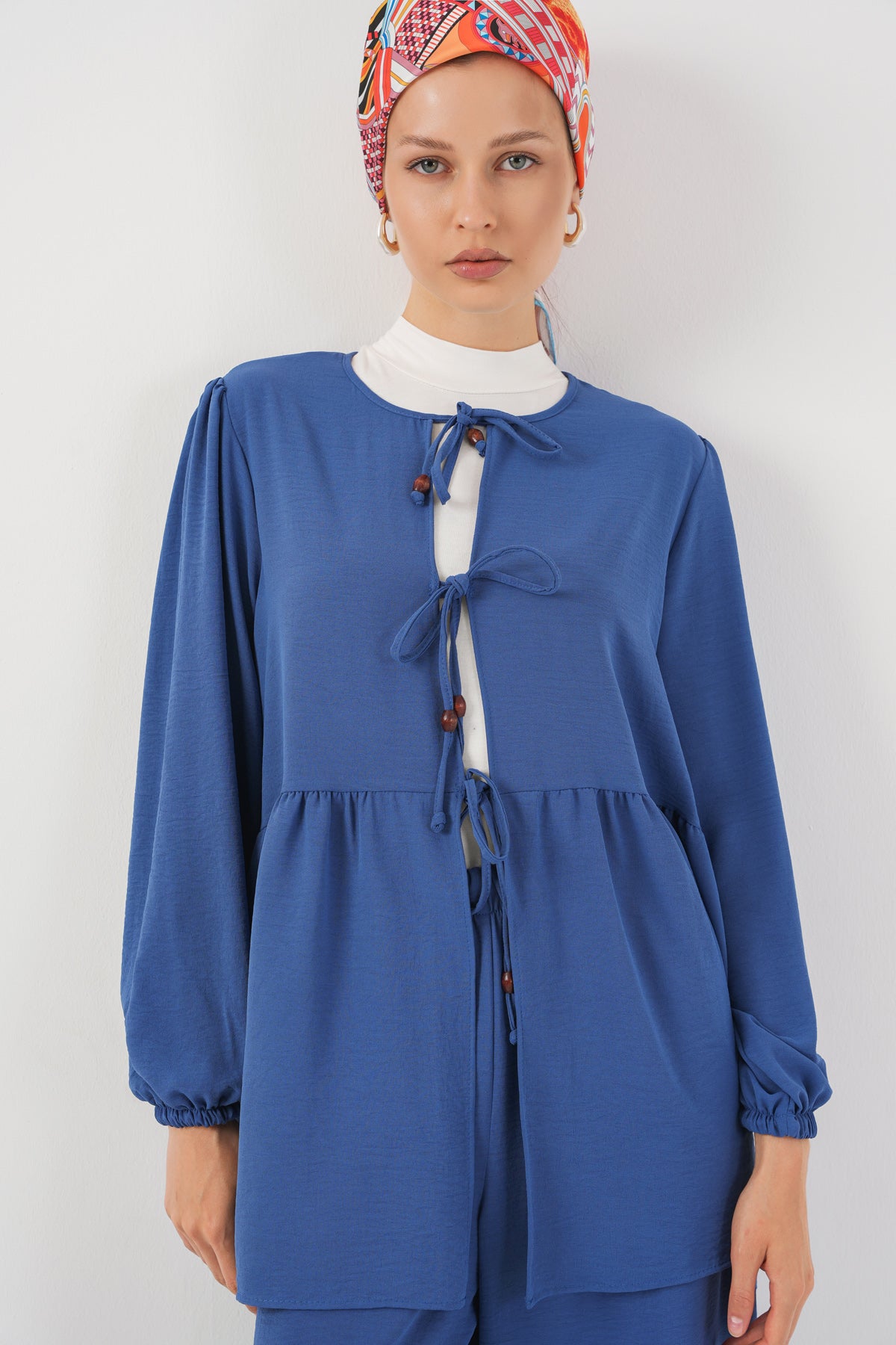 Indigo Women Top and Bottom Set