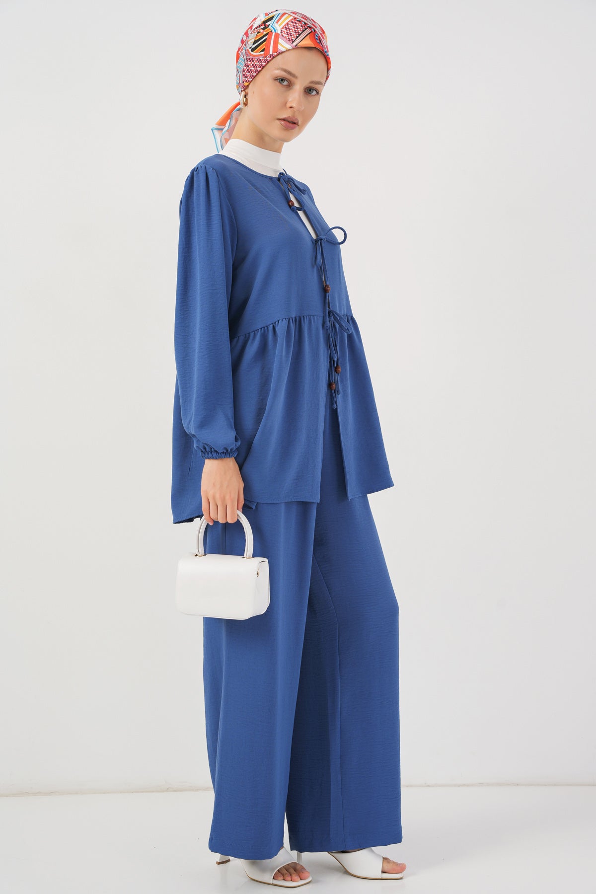 Indigo Women Top and Bottom Set