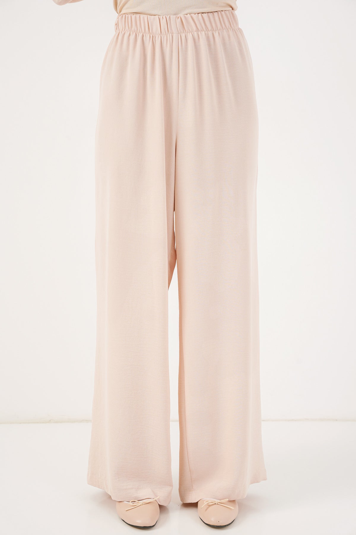 Cream Women Top and Bottom Set