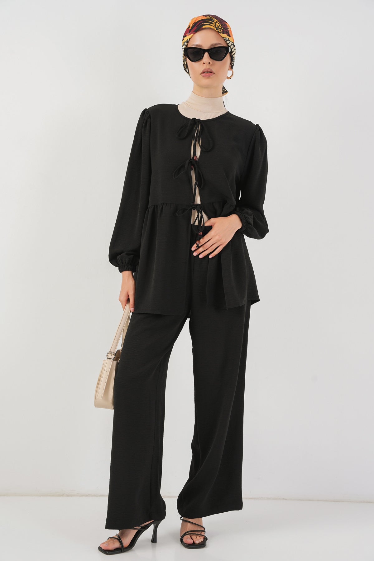 Black Women Top and Bottom Set