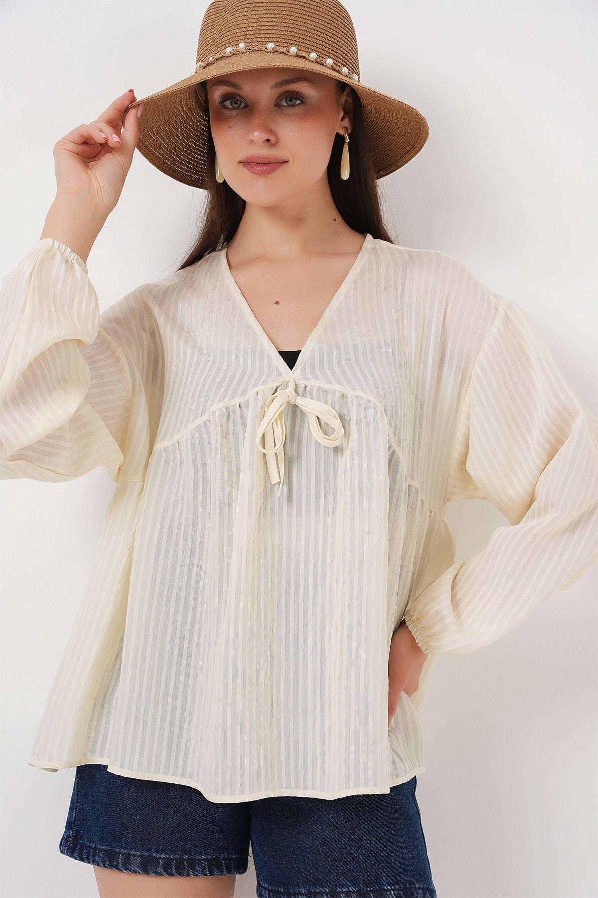 Cream Women Blouse