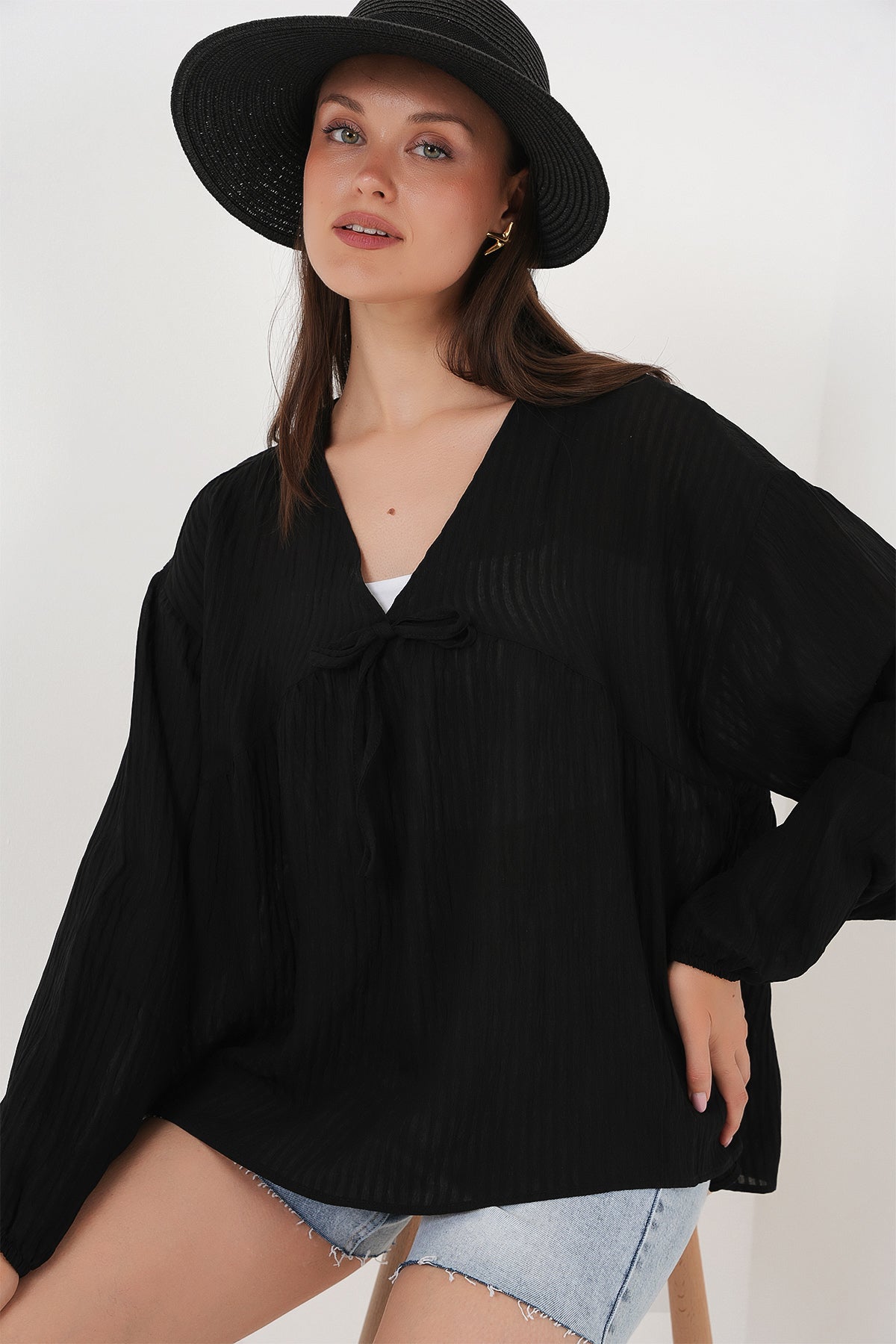 Black Women Blouse