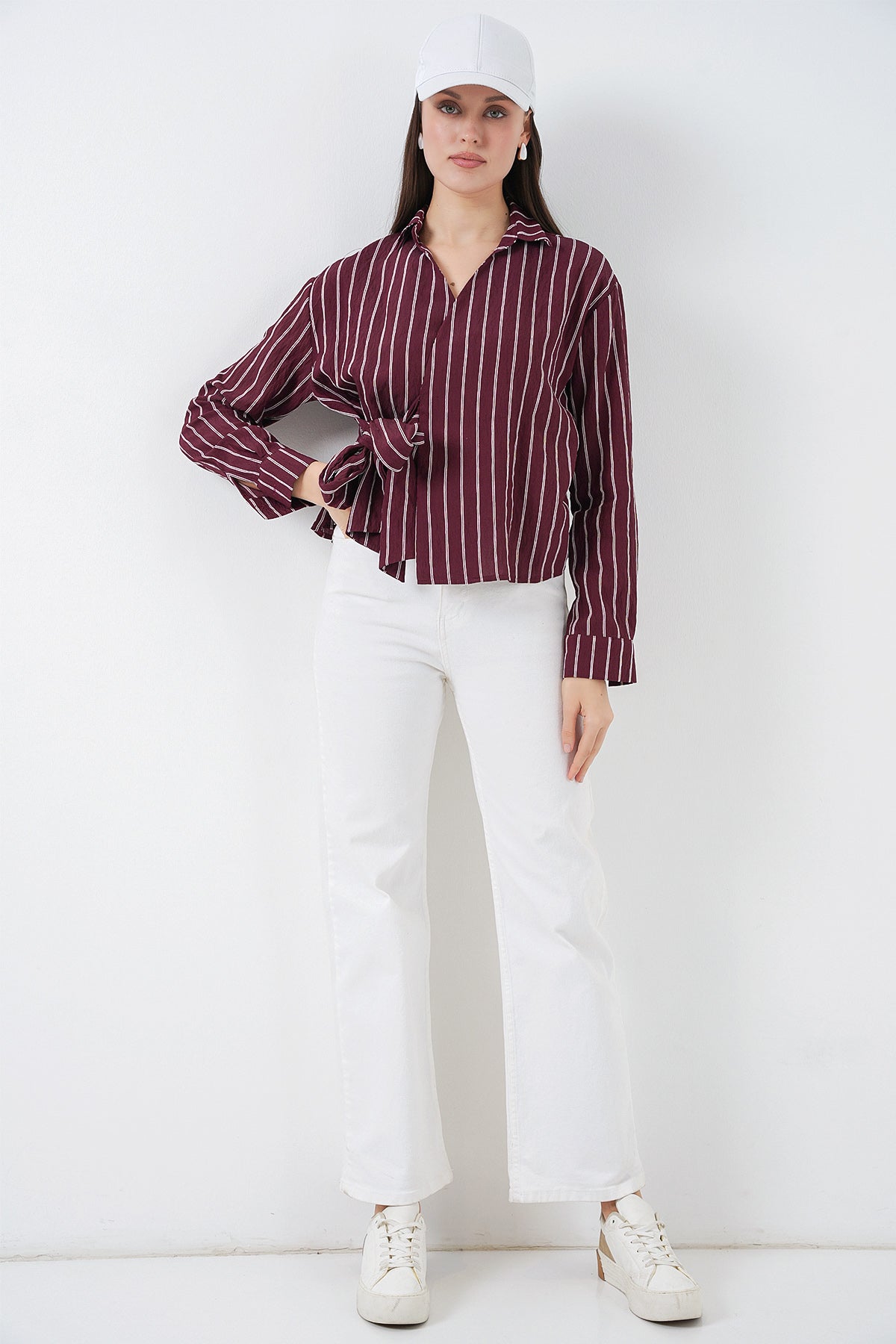 Burgundy Women Shirt