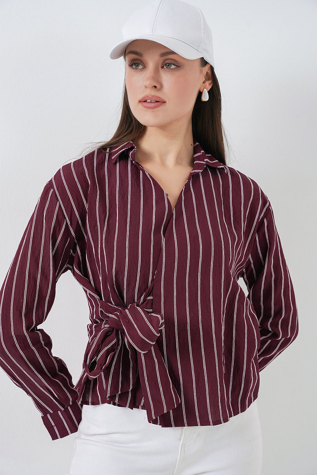 Burgundy Women Shirt