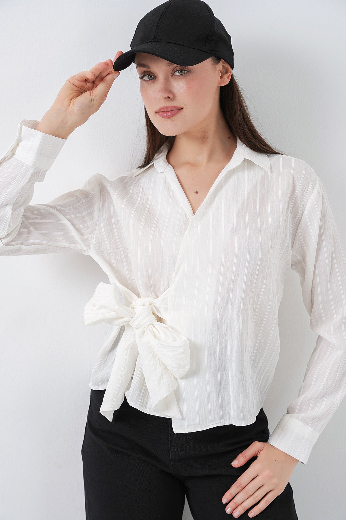 Ecru Women Shirt