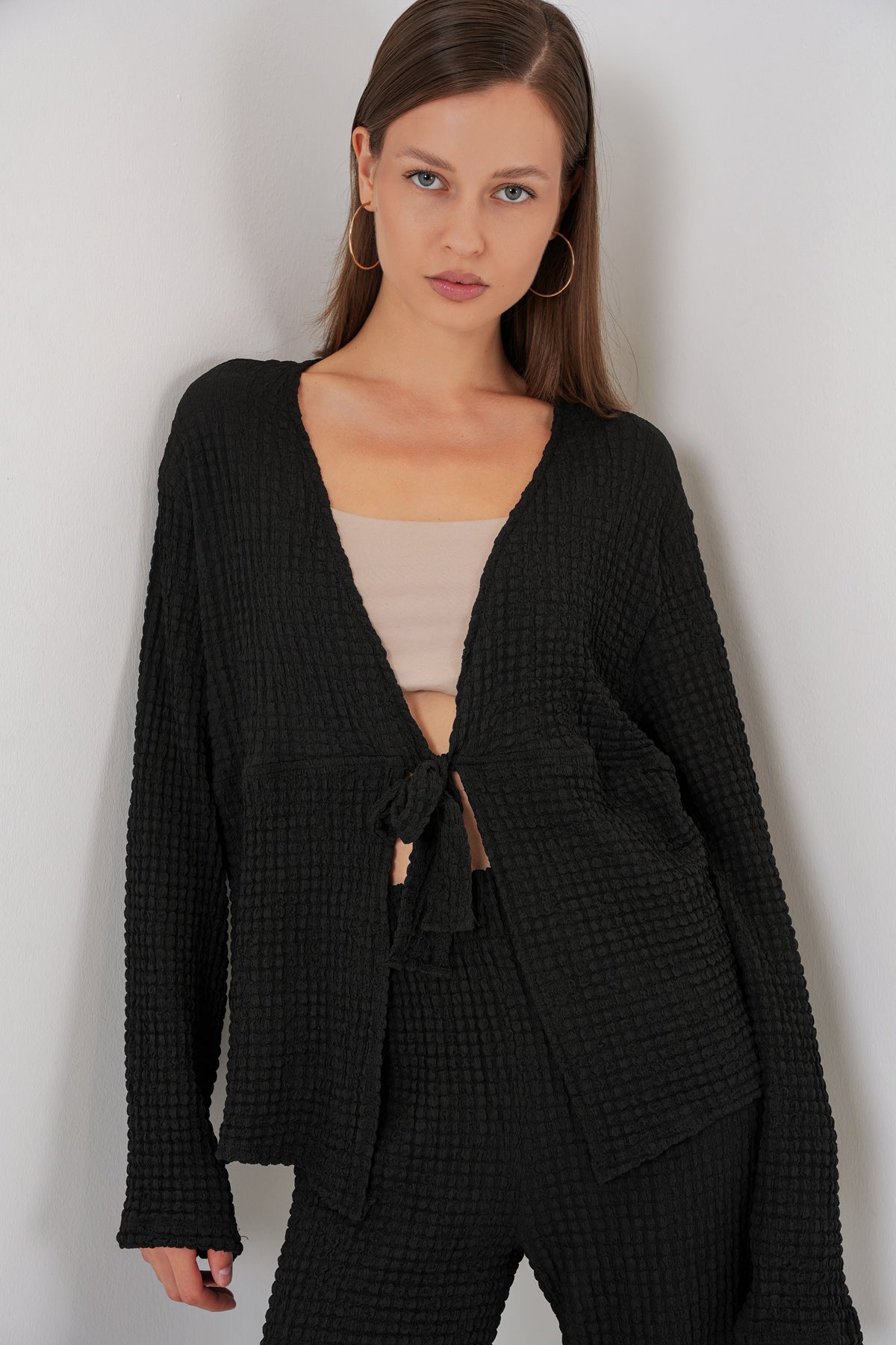 Black Women Top and Bottom Set