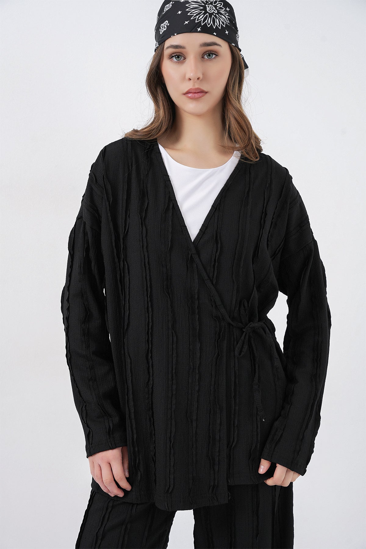 Black Women Top and Bottom Set