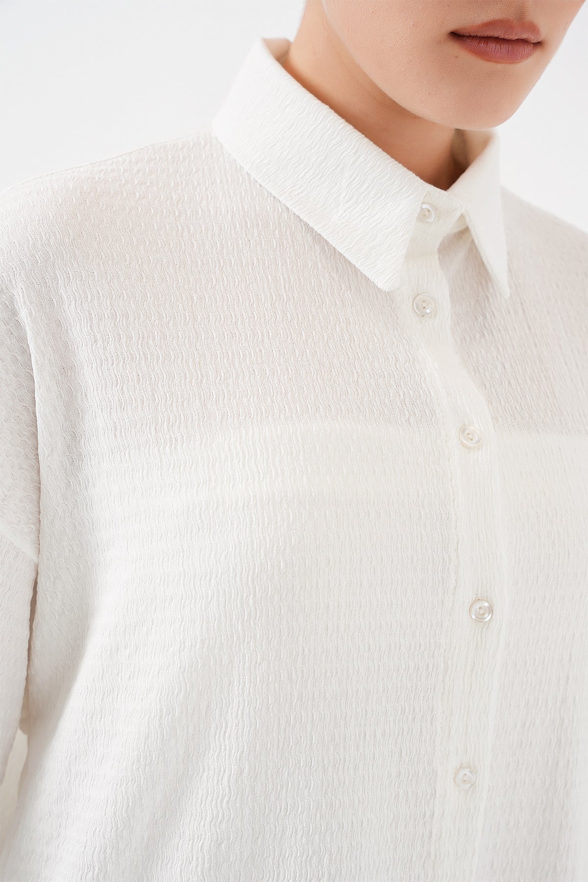 White Women Top and Bottom Set