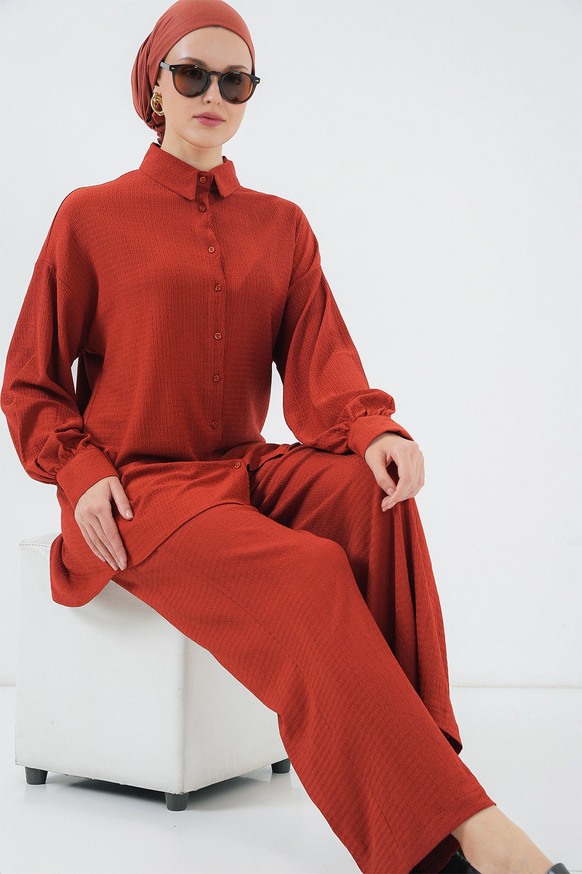 Tile Women Top and Bottom Set