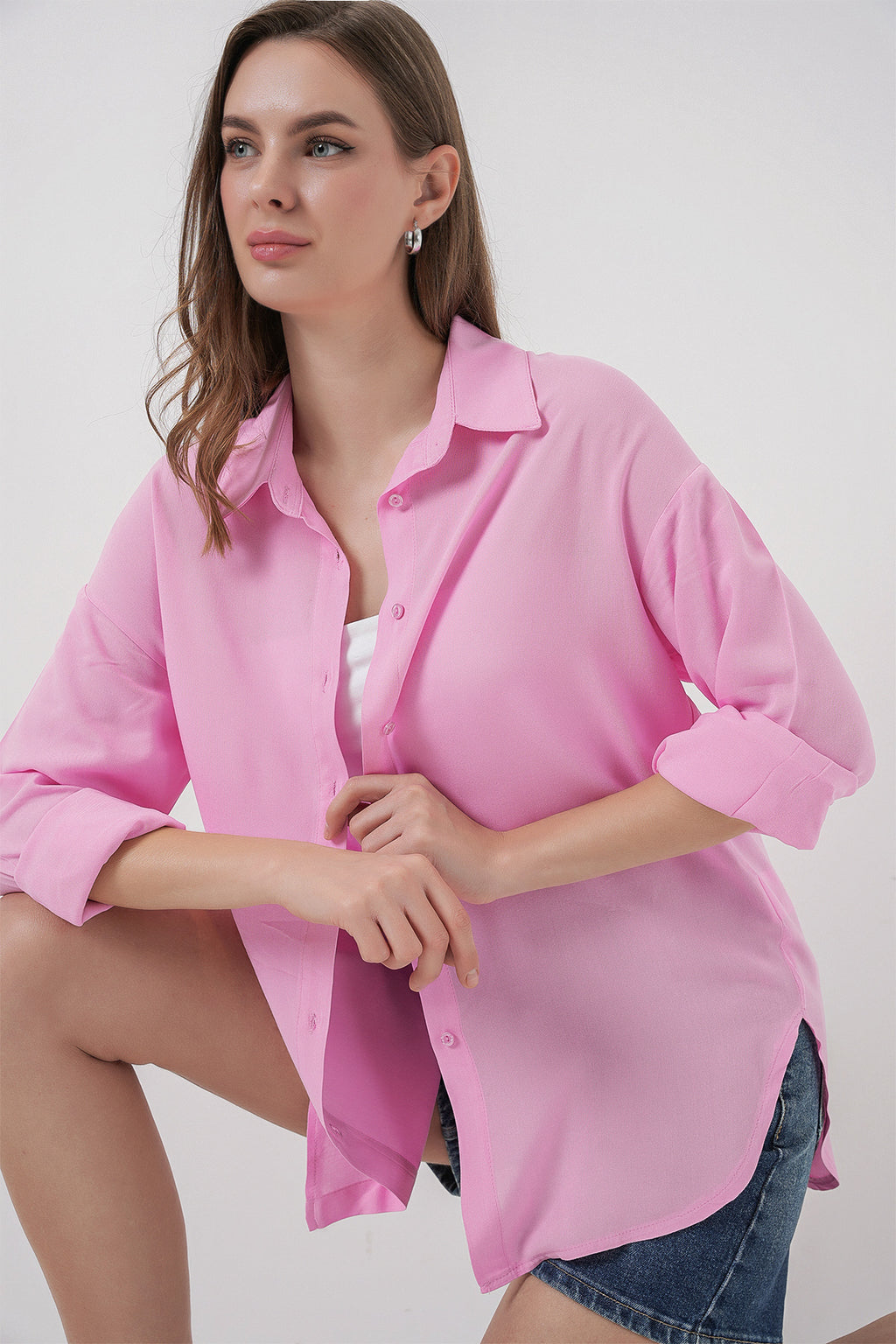 Pink Women Shirt
