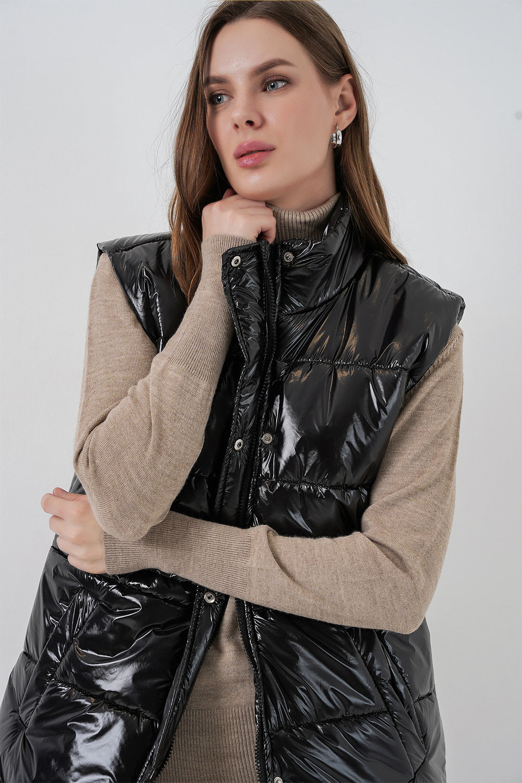 Black Women Vest