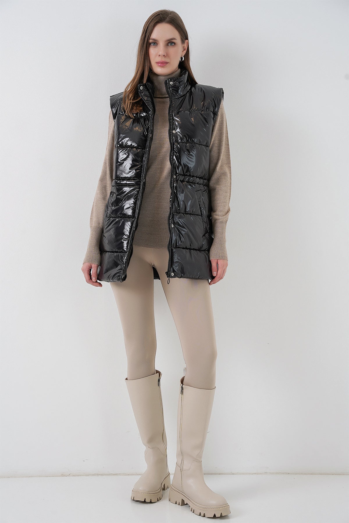 Black Women Vest