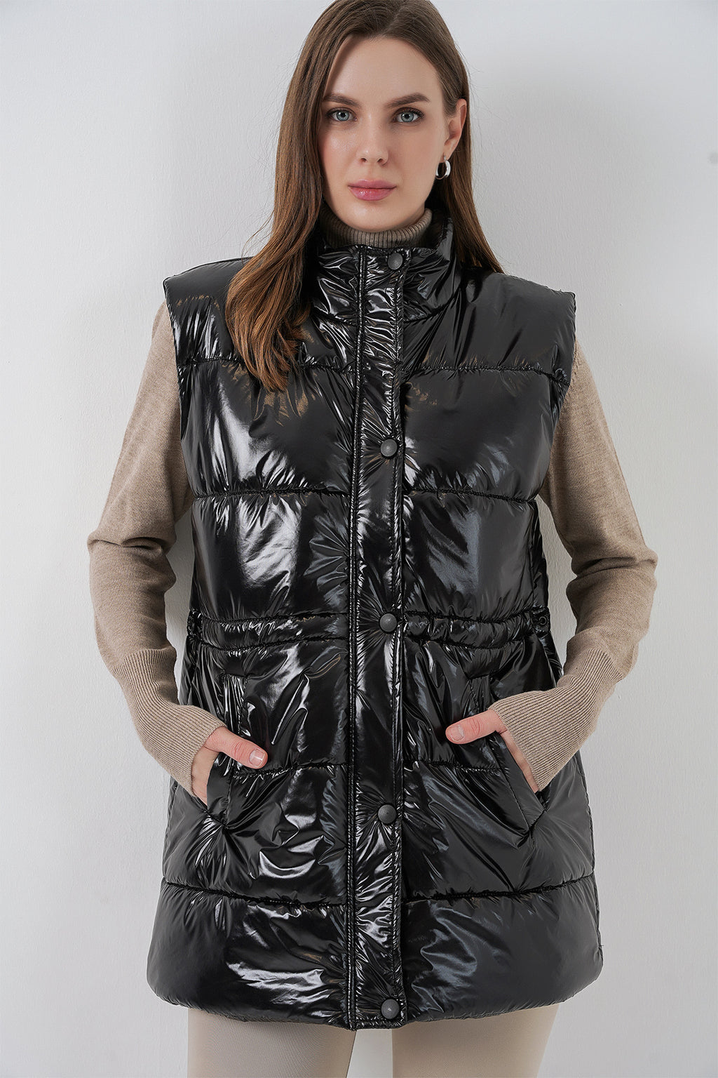 Black Women Vest