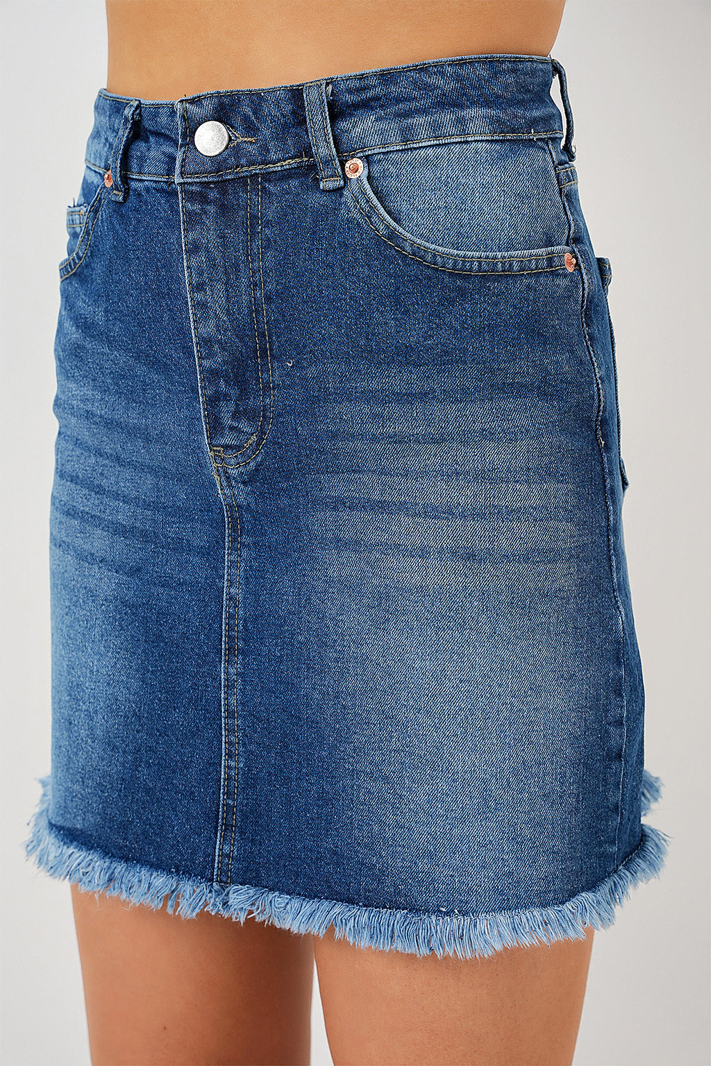 Navy Blue Women Skirt