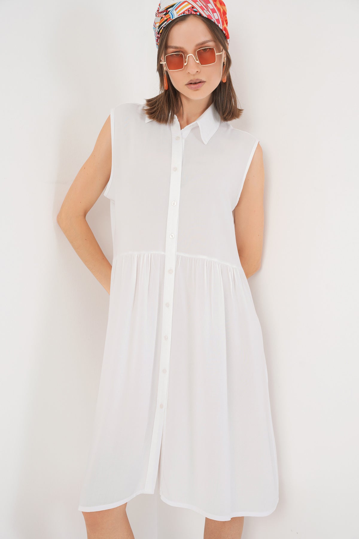 White Women Dress