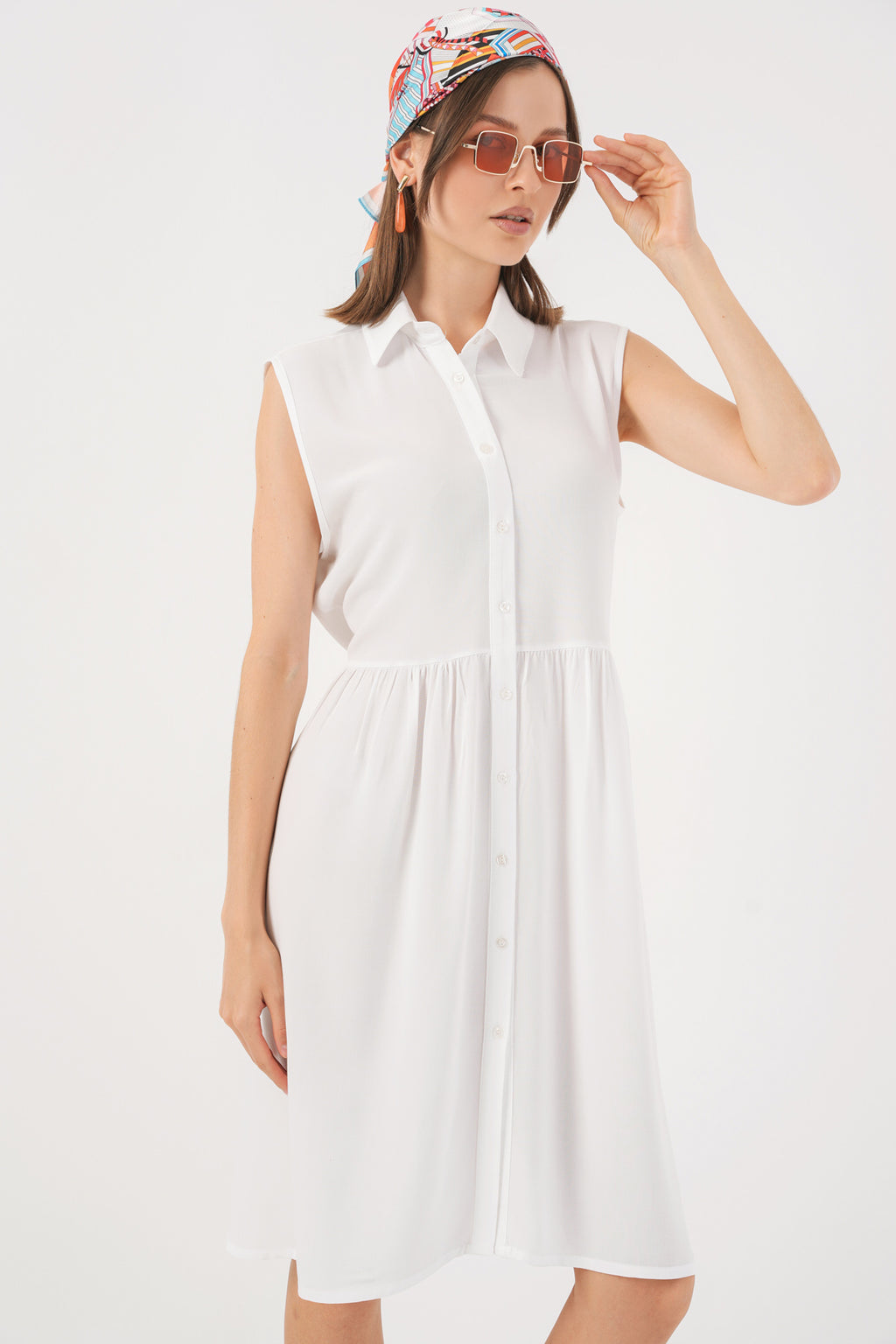 White Women Dress