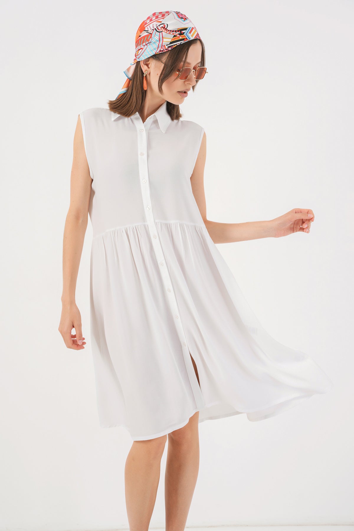White Women Dress