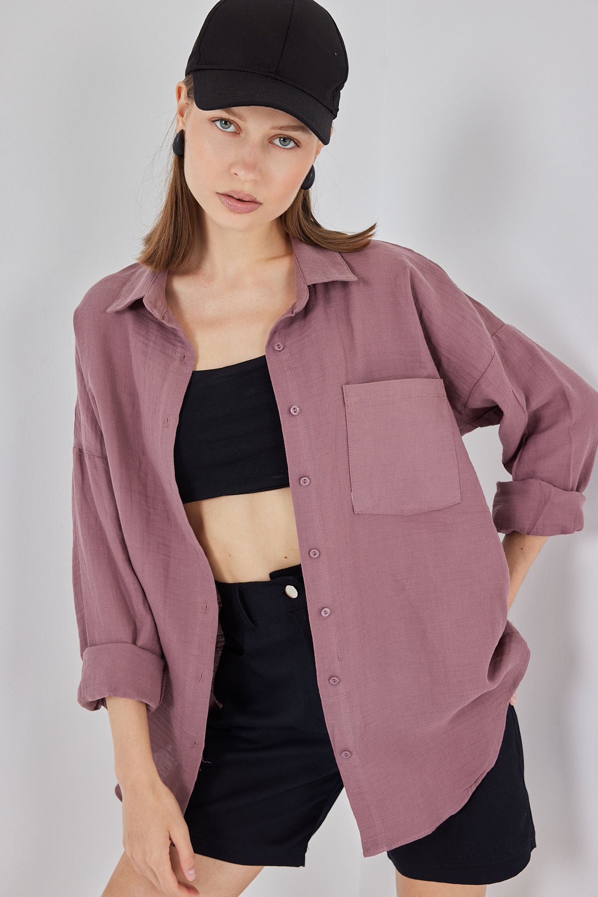 Lilac Women Shirt