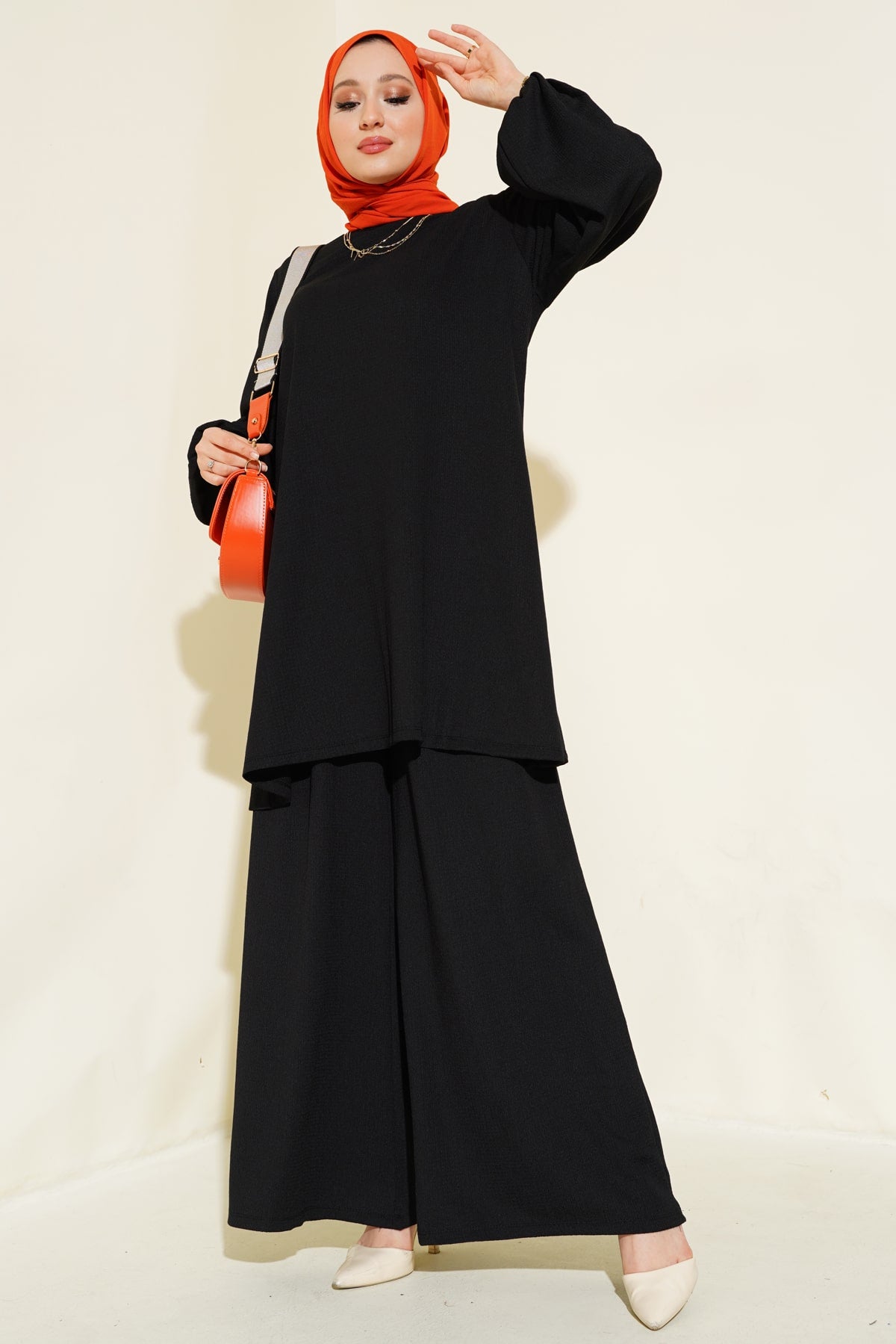 Black Women Top and Bottom Set