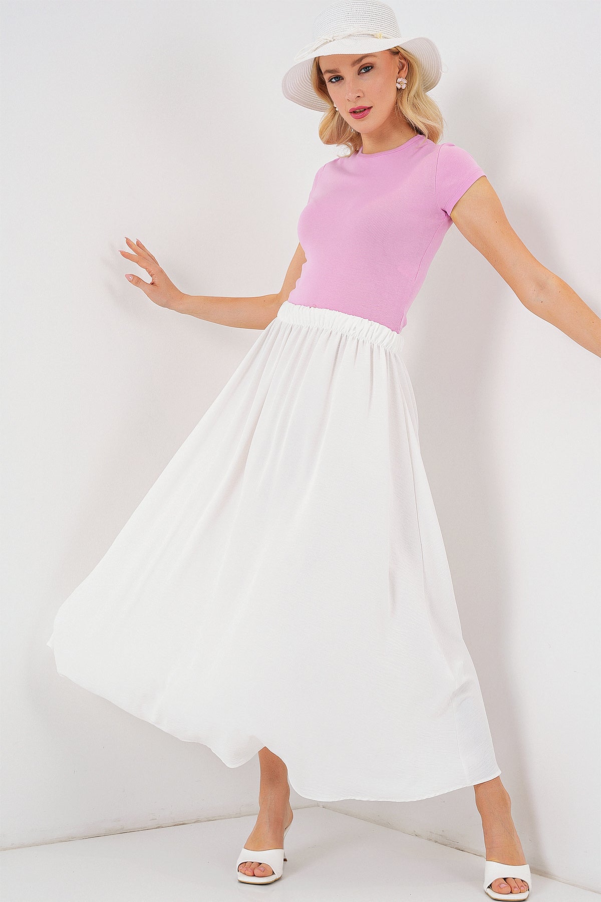 White Women Skirt