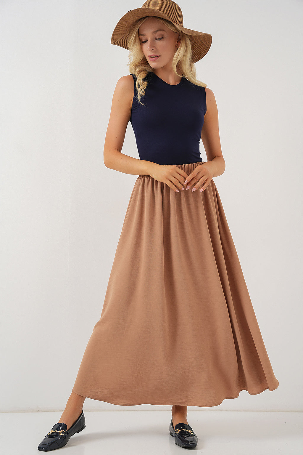 Camel Women Skirt