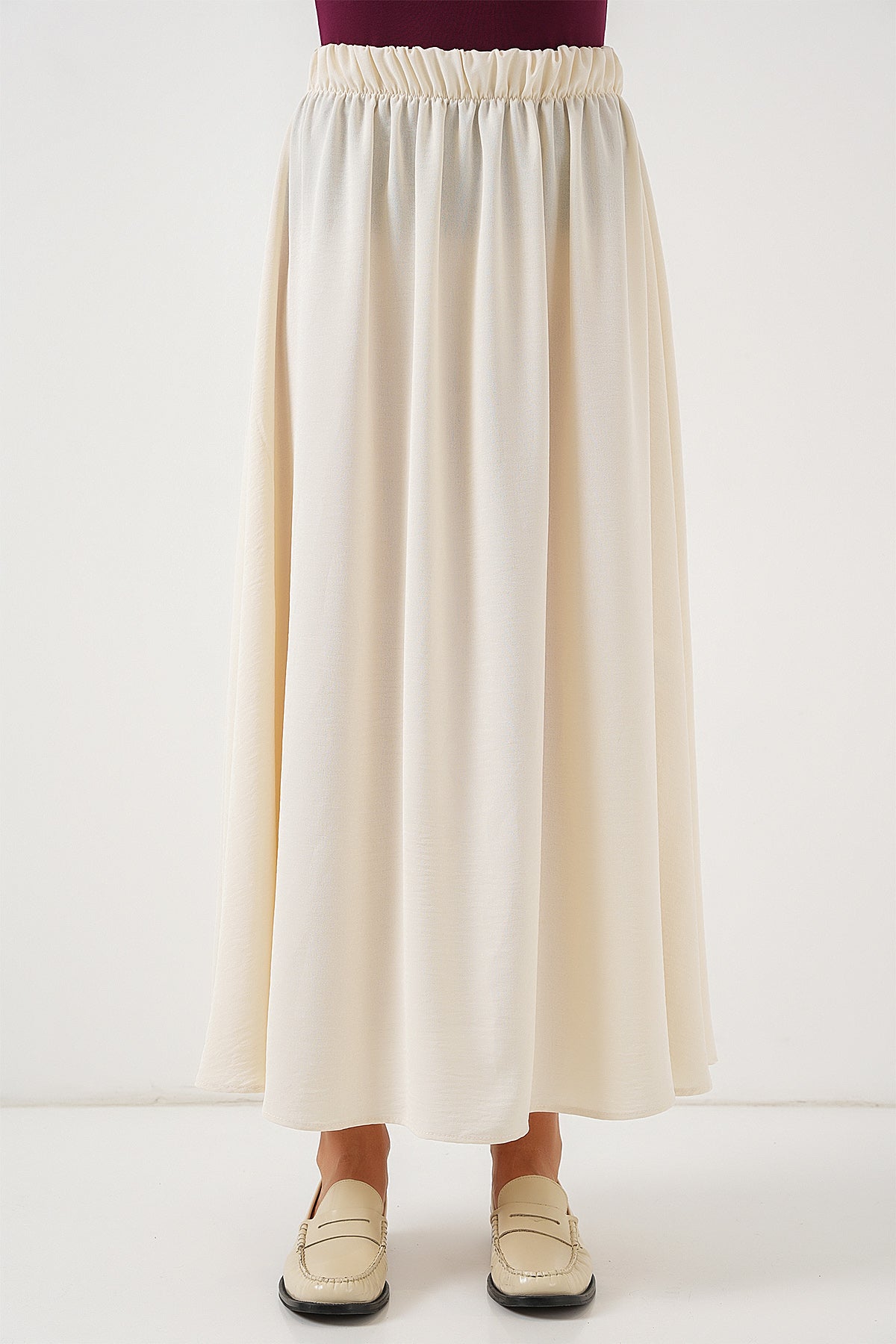 Cream Women Skirt