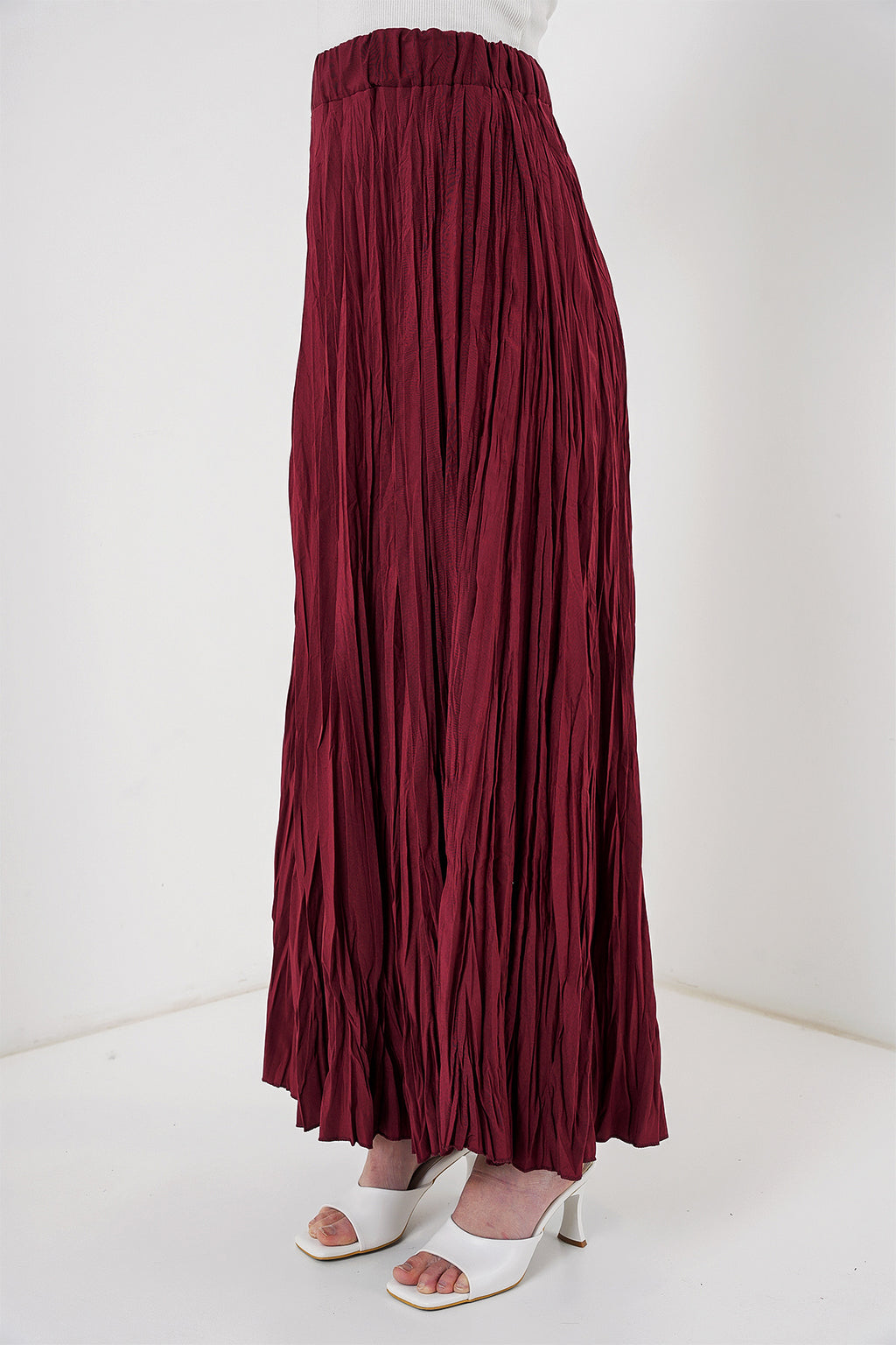 Burgundy Women Skirt